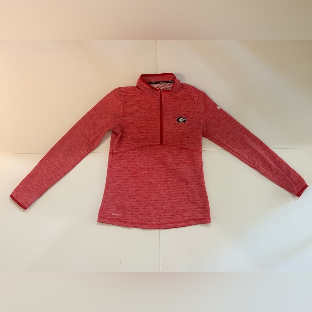 Nike Dry-Fit Quarter Zip Golf Georgia Bulldogs Size Small (Gently Used)